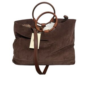 Fossil Ashley Cord Tote Bag brown